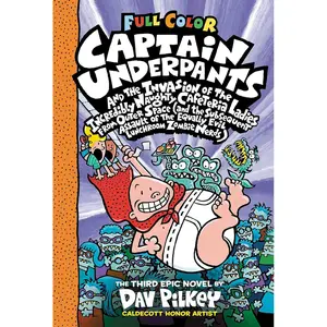 Captain Underpants and the Invasion of the Incredibly Naughty Cafeteria Ladies from Outer Space: Color Edition (Captain Underpants #3) Hardcover – March 7, 2023