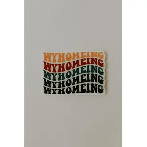 Wyhomeing Sticker - Decorative Vinyl Sticker with Colorful Text - Ideal for Home Decor and Ornaments