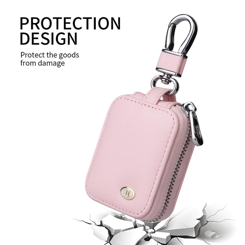 Earphone Case for AirPods 4/3/ 2/1/ AirPods Pro 3 with Carabiner, PU Leather Zipper Pouch Bag with Mesh Pocket, Travel Storage Bag for Wireless Earbuds, Wired Earphones and Charging Cables, Wired Headphone & USB Cable Earphone Case for AirPods 4/3/ 2/1/ AirPods Pro 3 with Carabiner, PU Leather Zipper Pouch Bag with Mesh Pocket, Travel Storage Bag for Wireless Earbuds, Wired Earphones and Charging Cables, Wired Headphone & USB Cable