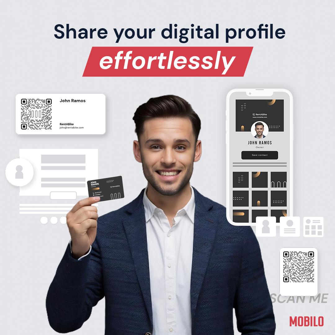 Mobilo Card Combo | Smart Business Card & Smart Button - Tap, Share ...