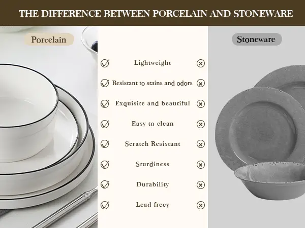 MALACASA LEAH Porcelain Dinnerware Set
