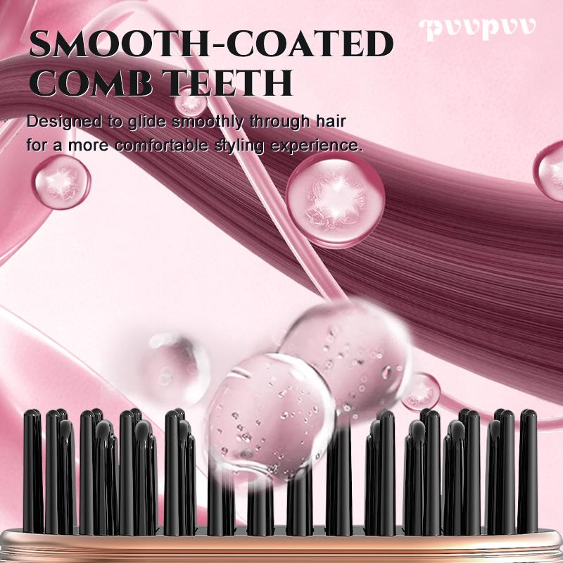 Wireless Mini Portable Hair Straightener, Portable Heated Comb, a must-have for outings. It fits easily in a small bag or car, keeping your hair smooth and manageable.
