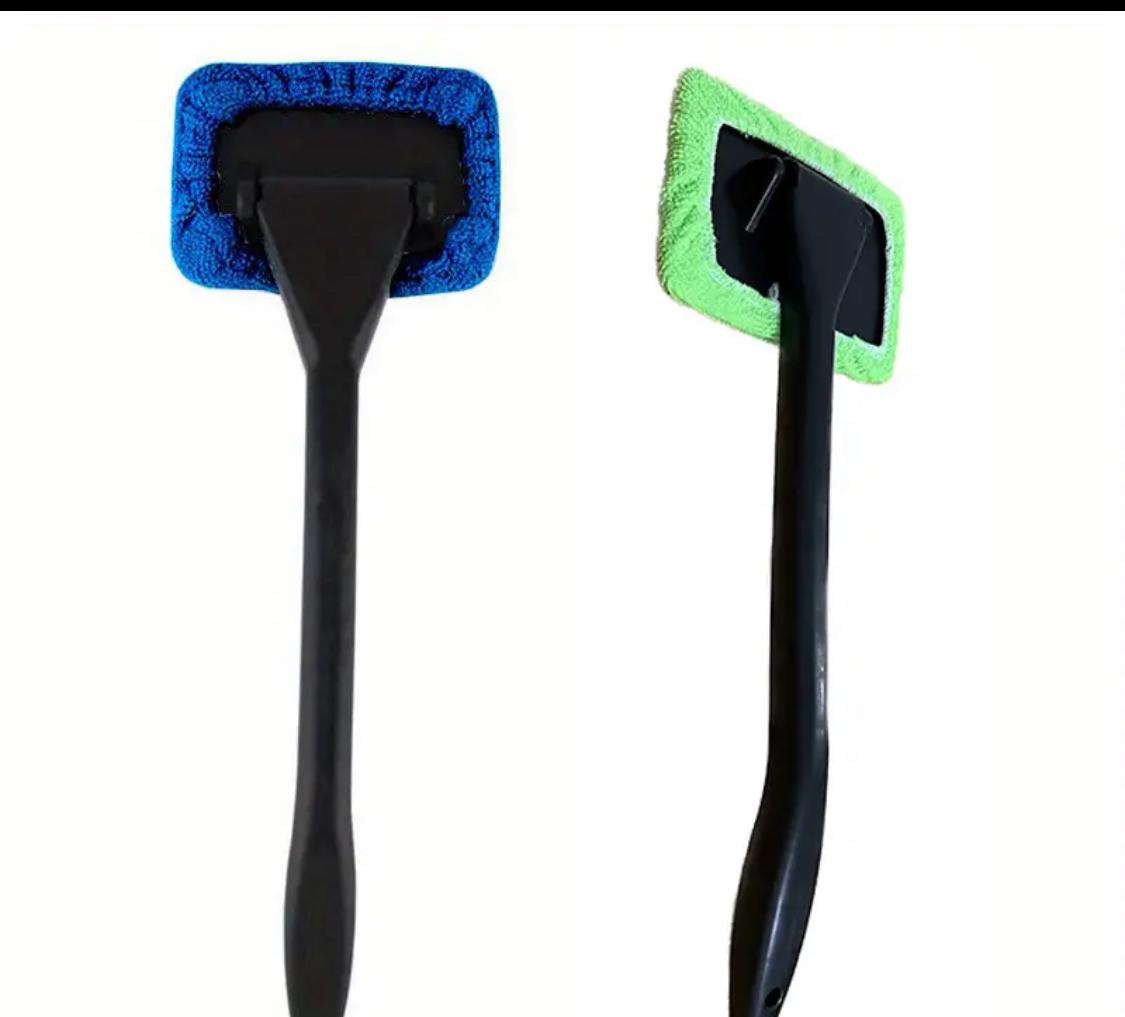 Revolutionize Your Drive: Adjustable Windshield Wiper & Defogging Tool!  #CarEssentials #WindowCleaning