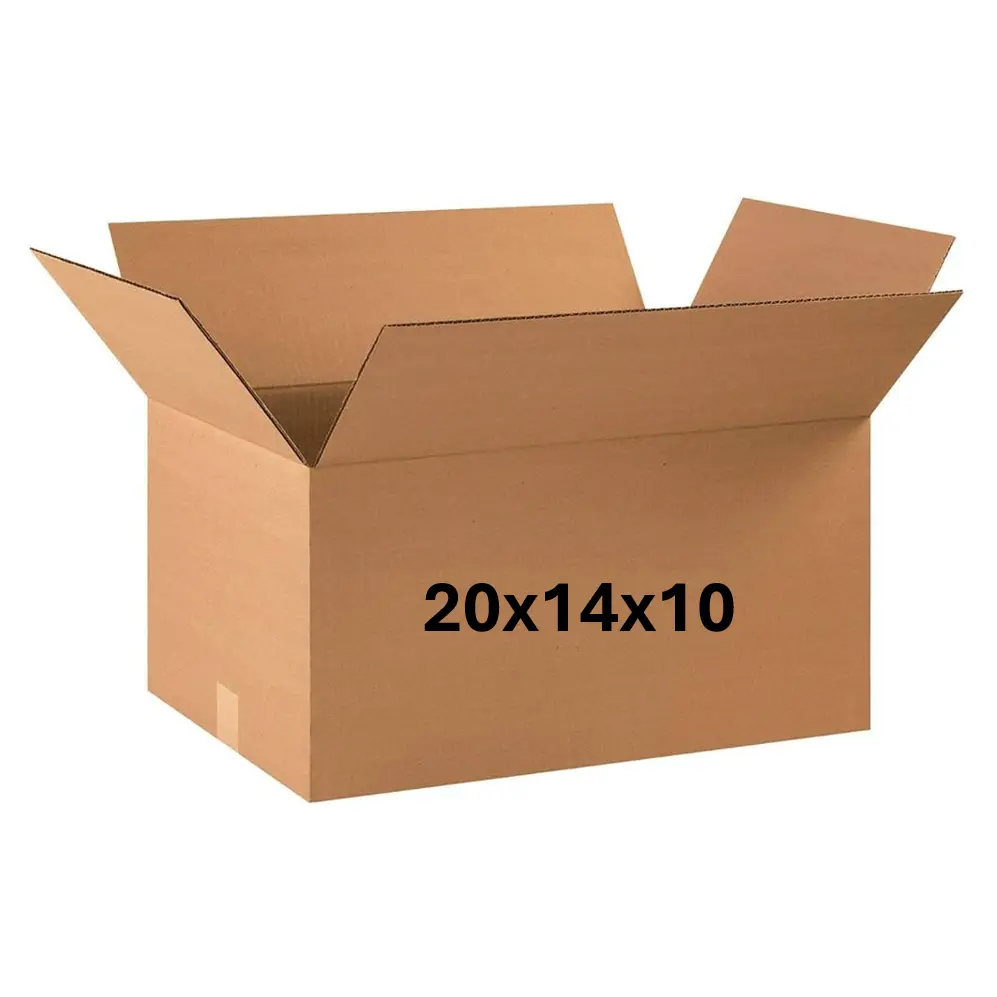 20x14x10 (200 lb strength) | SINGLE CARDBOARD BOX