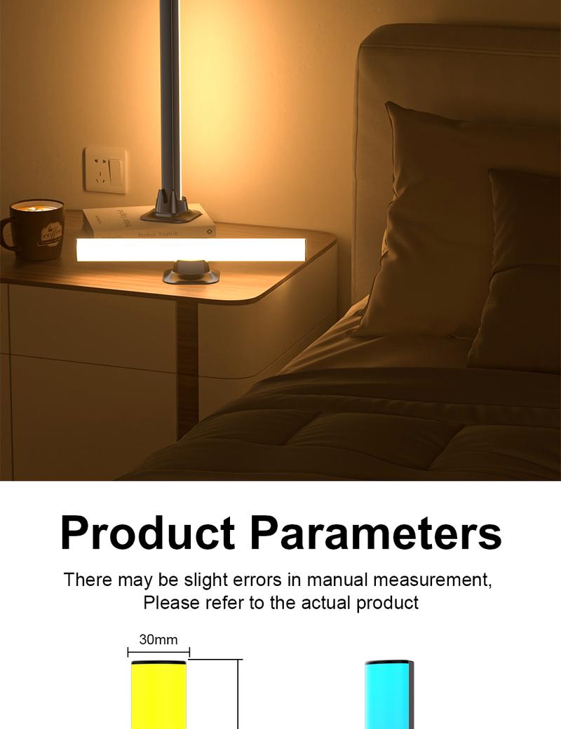 Valentine's Day RGB Smart LED Bar Light, App & Remote Control Ambient Desktop Lamp, USB Powered Music Sync Mood Lighting for Gaming Setup, Bedroom & Romantic Desk Decor Valentine's Day RGB Smart LED Bar Light, App & Remote Control Ambient Desktop Lamp, USB Powered Music Sync Mood Lighting for Gaming Setup, Bedroom & Romantic Desk Decor