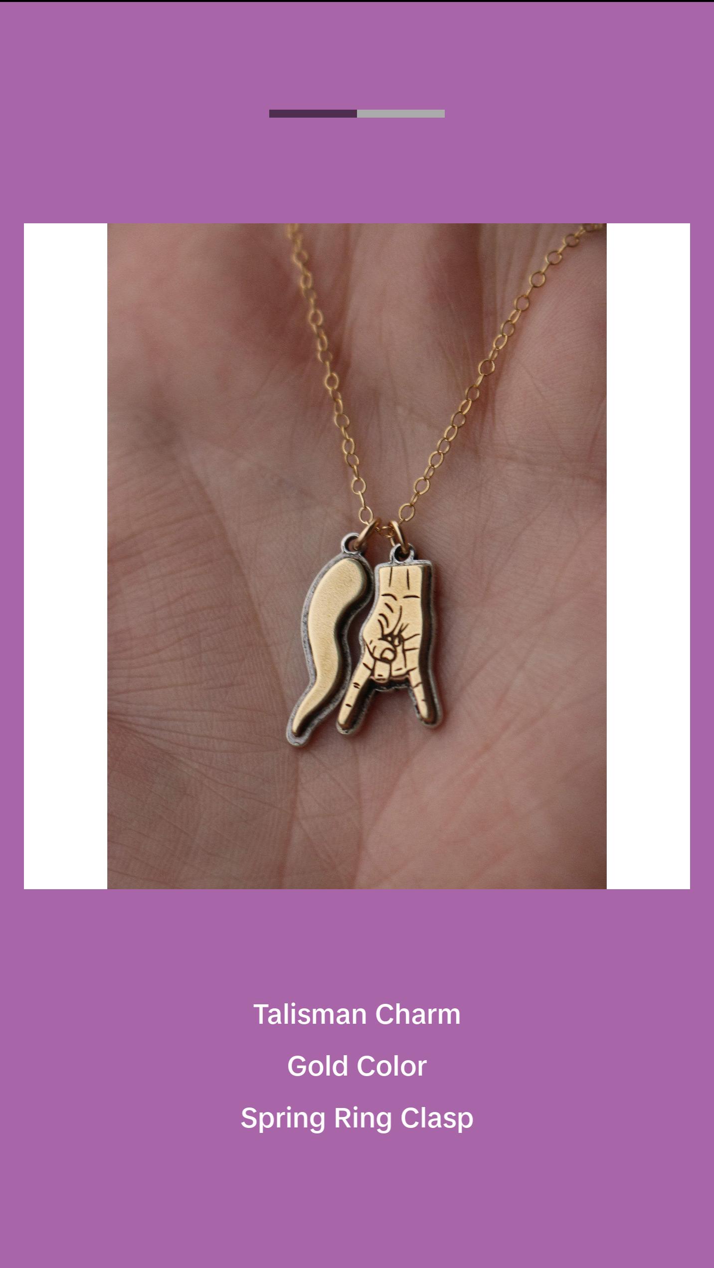 Mano Cornuto Cornicello Necklace