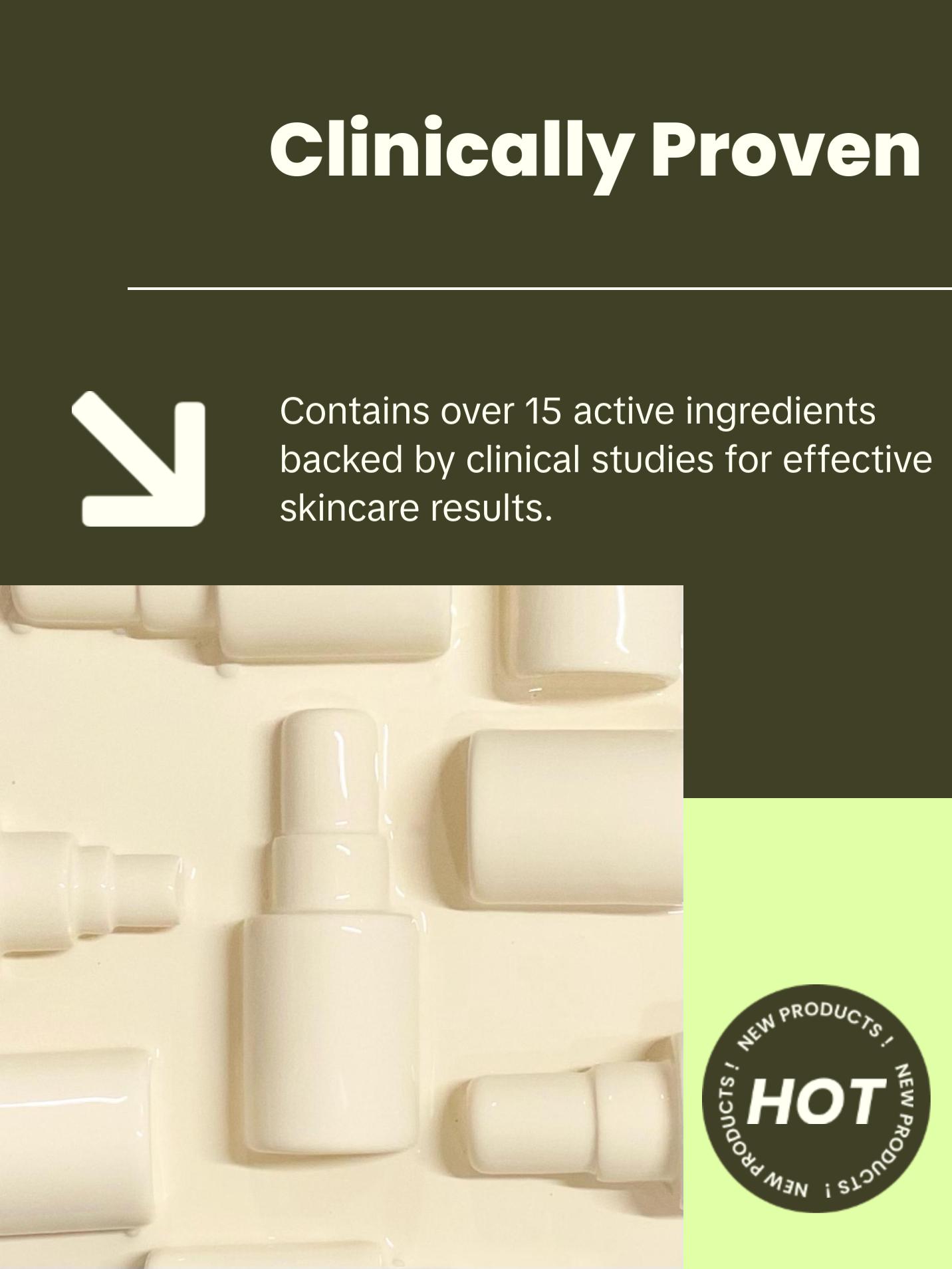 Serious Skincare, Creamerum Evolve, Advanced Facial Treatment, Wrinkle Reduction & Skin Strengthening, 30ml Serums Anti Aging Concentrate Active Peptides