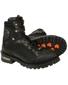 Milwaukee Leather Men's Gear Shift Protection Boot Round Toe - Mbm9080