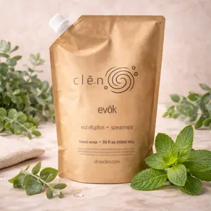 eucalyptus + spearmint handsōp, 33oz refill pouch