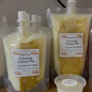 Coconut Cream Pie Squeeze wax 10oz Premium Soy Wax