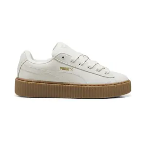 PUMA Mens Fenty X Creeper Phatty Nubuck Lace Up Sneakers Shoes Casual - White
