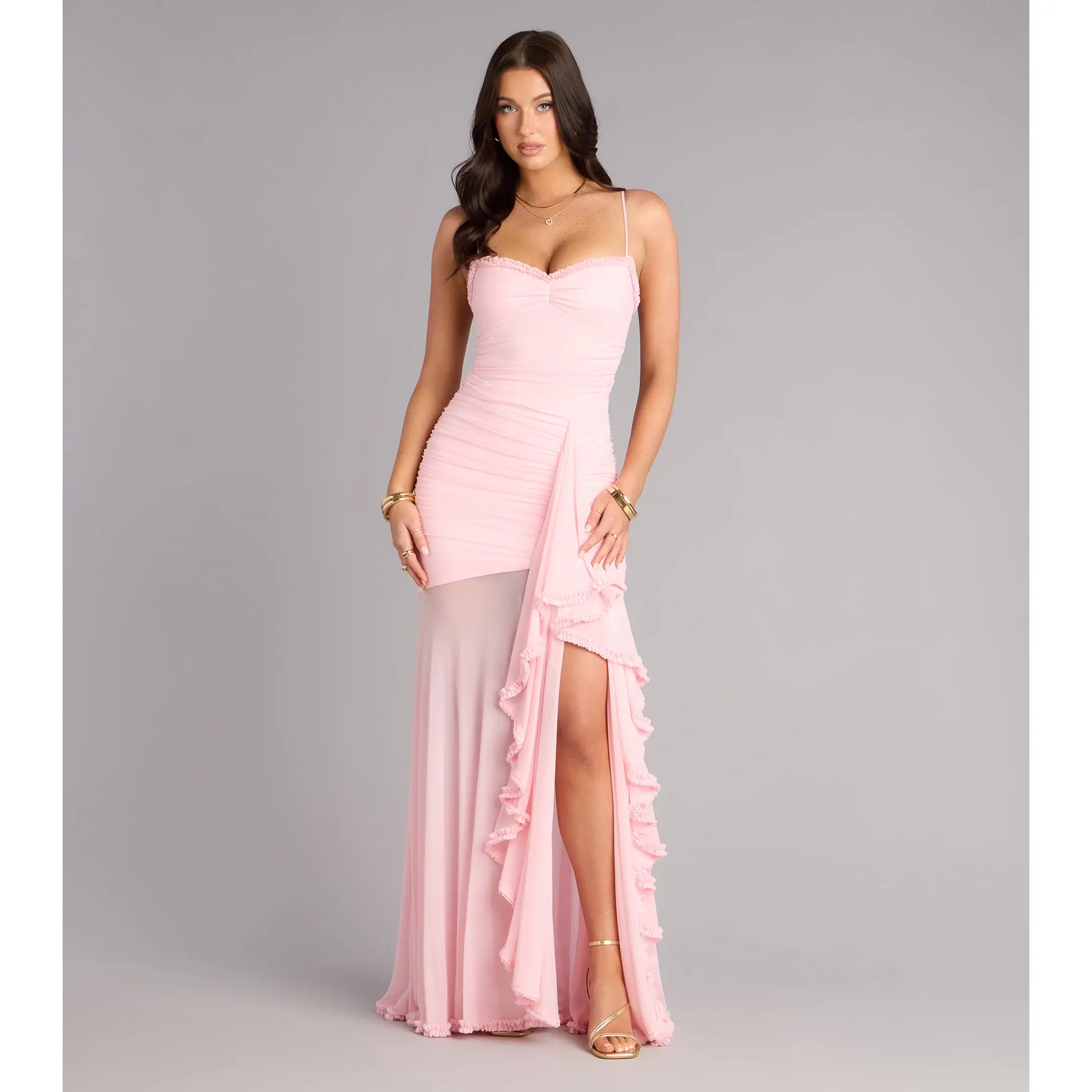 Sherrie Mesh Slit Mermaid Formal Dress - TikTok Shop Sherrie Mesh Slit Mermaid Formal Dress - TikTok Shop