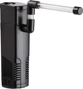 NICREW Aquarium Internal Filter, Submersible Power Filter with Multiple Function for Fish Tanks 5-10 Gallon, 53 GPH, 5W
