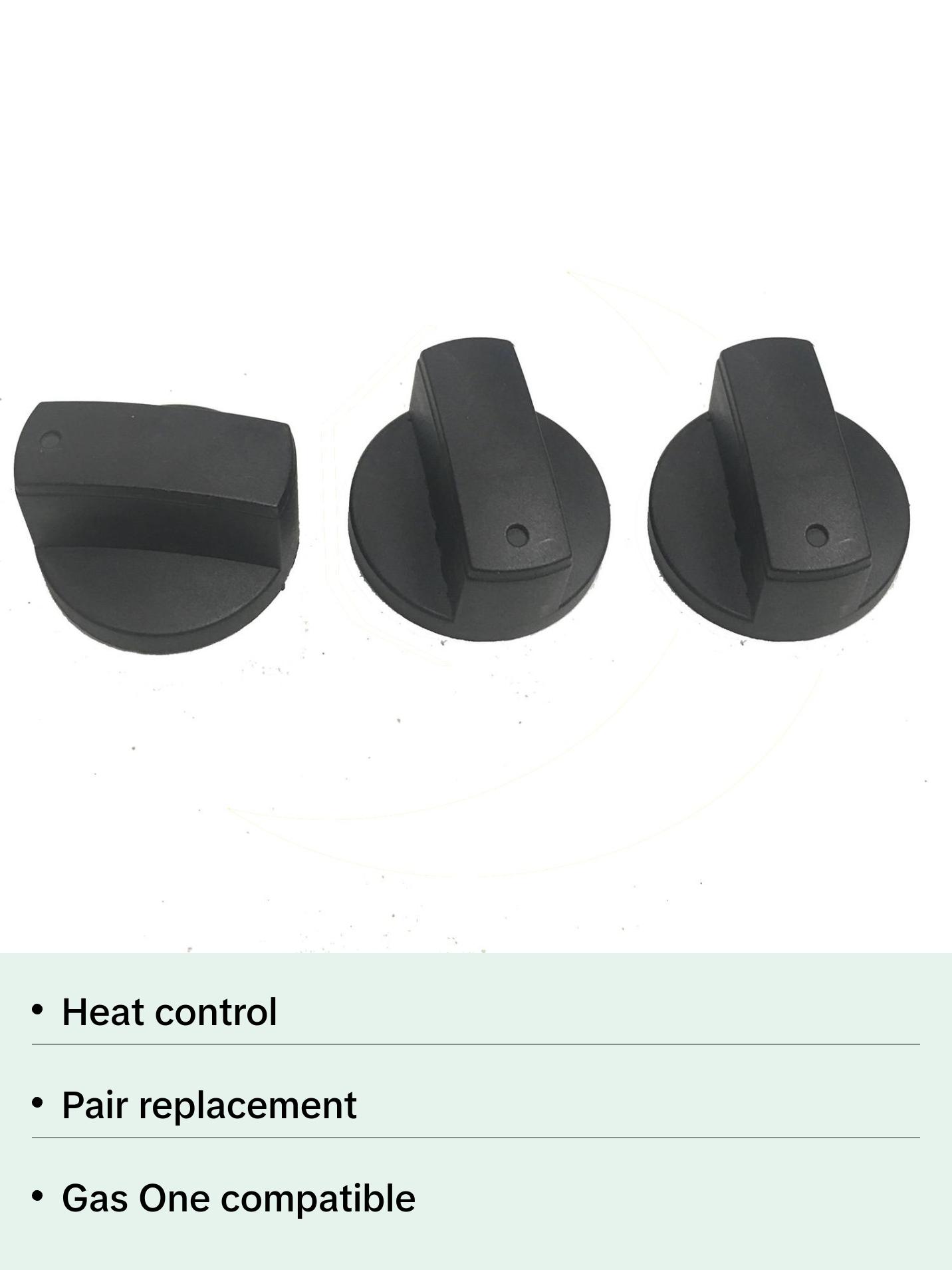 B-6000 Heat Control Knob Pair Replacement Part