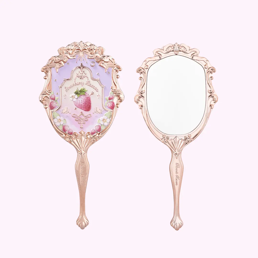 Flower Knows Strawberry Rococo Collection Hand Mirror, French Cosmetic Makeup Tool, Gifts for Teenagers, Women, or Girls, #tiktokshopbacktoschool, #sohochic