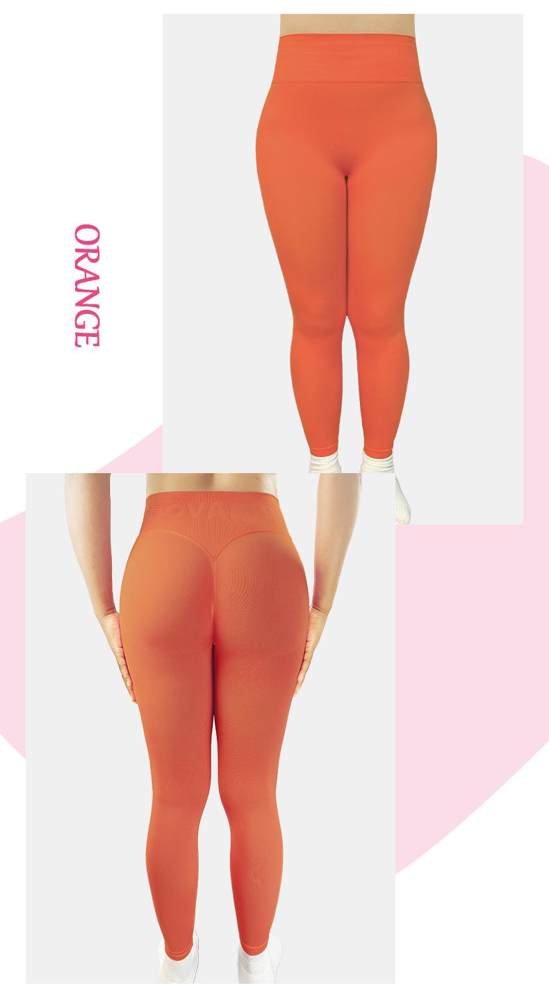 SUOVADUN CK8003 Women's High-Waist Seamless Yoga Leggings Quick Dry Stretchy Activewear Pants for Fitness Workout Casual Attire Soft Breathable Moisture Wicking Hip Lift Athleisure Y-Shaped Tummy-Control Slim Legs