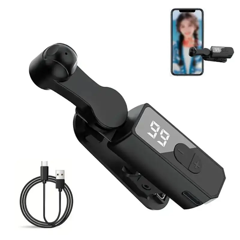 2026 Rechargeable Auto Clicker Clip | 99 Adjustable Speed 180° Rotatable Screen Tapper for TikTok Live Likes, Shopping Rewards & Mobile Games, Fit All iOS Android Phones