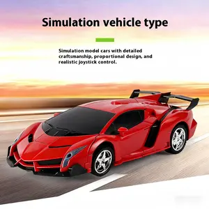 2.4GHz 360-Degree Rotating Remote Control Car – Perfect Gift for Boys and Girls Aged 4–12 (Yellow & Red) – Birthday and Children's Day Gift