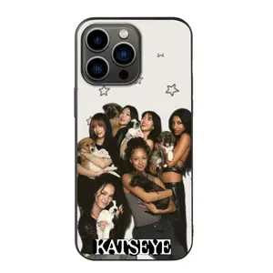 KATSEYE Puppy Cuddle Party iPhone Case Slim Protective Cover with Adorable Fandom Design & Scratch-Resistant Surface for iPhone 16 15/14/13/12/11 Series