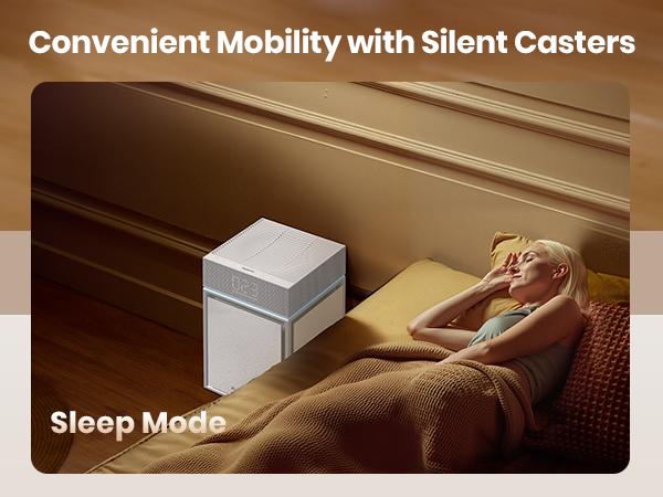 Air Purifiers PB6866 for Large Room Up to 3600 ft² with PM2.5 Air Quality Monitor, Auto Mode, Three-Sided Air Intake H13 HEPA Filter—Air Cleaner for Pet Hair Dander Odor Allergies Pollutant, Quiet Casters Design#TikTokShopBlackFriday