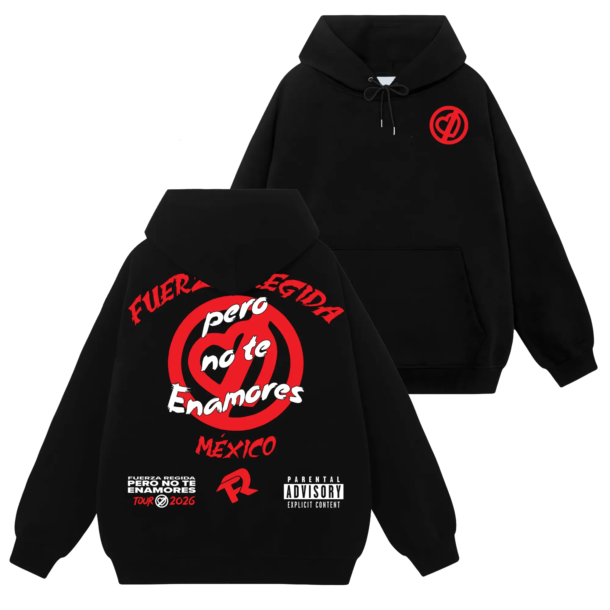 Vintage Fuerza Regida Pero No Te Enamores Album #182 Graphic T-Shirt Sweatshirt Hoodie, Tatino Streetwear Fashion, Regional Mexicano Shirt, Fuerza Regida Merch, Menswear Top Y2K Mexico, Pepper Comfort Colors