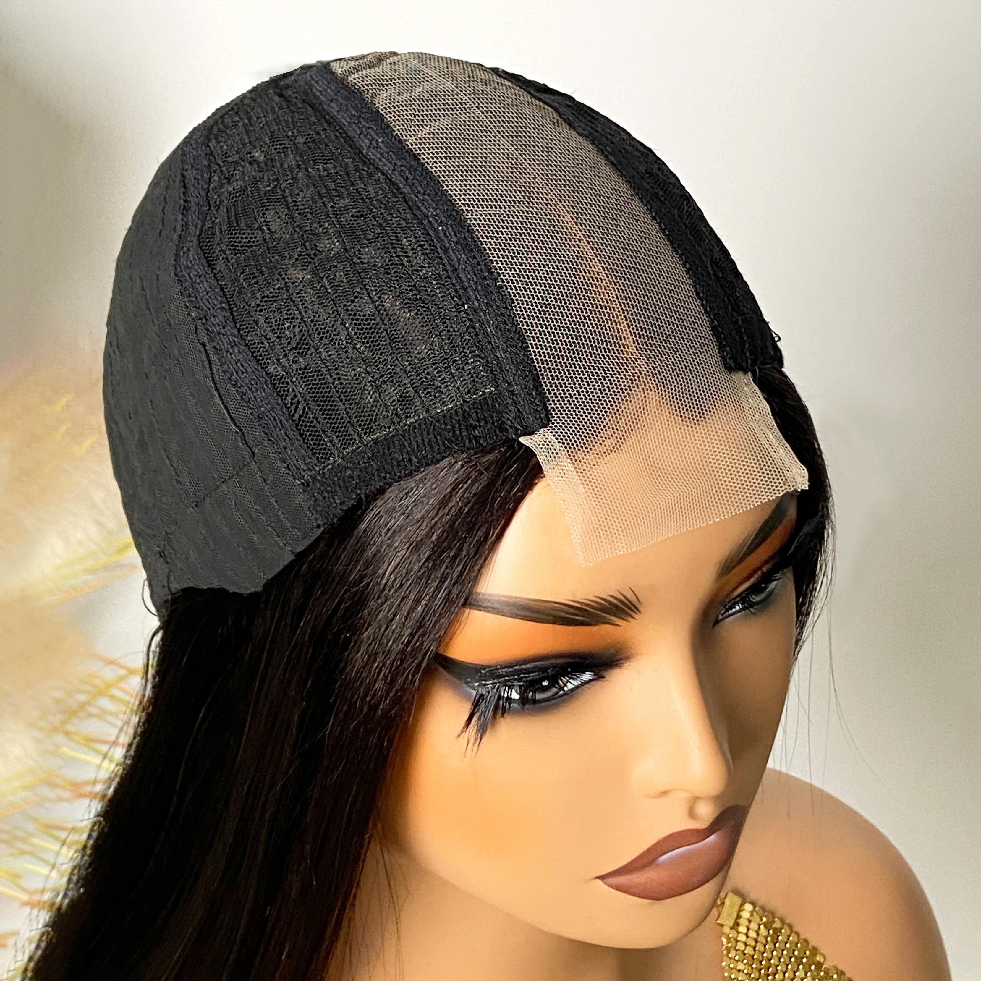 2x6 Lace Closure Bob Wig Human Hair 150% Density 14 Inch Straight Glueless Wig Short Bob Wigs Raw Vietnamese Hair 2x6 Lace Closure Wig Deep  main image 2
