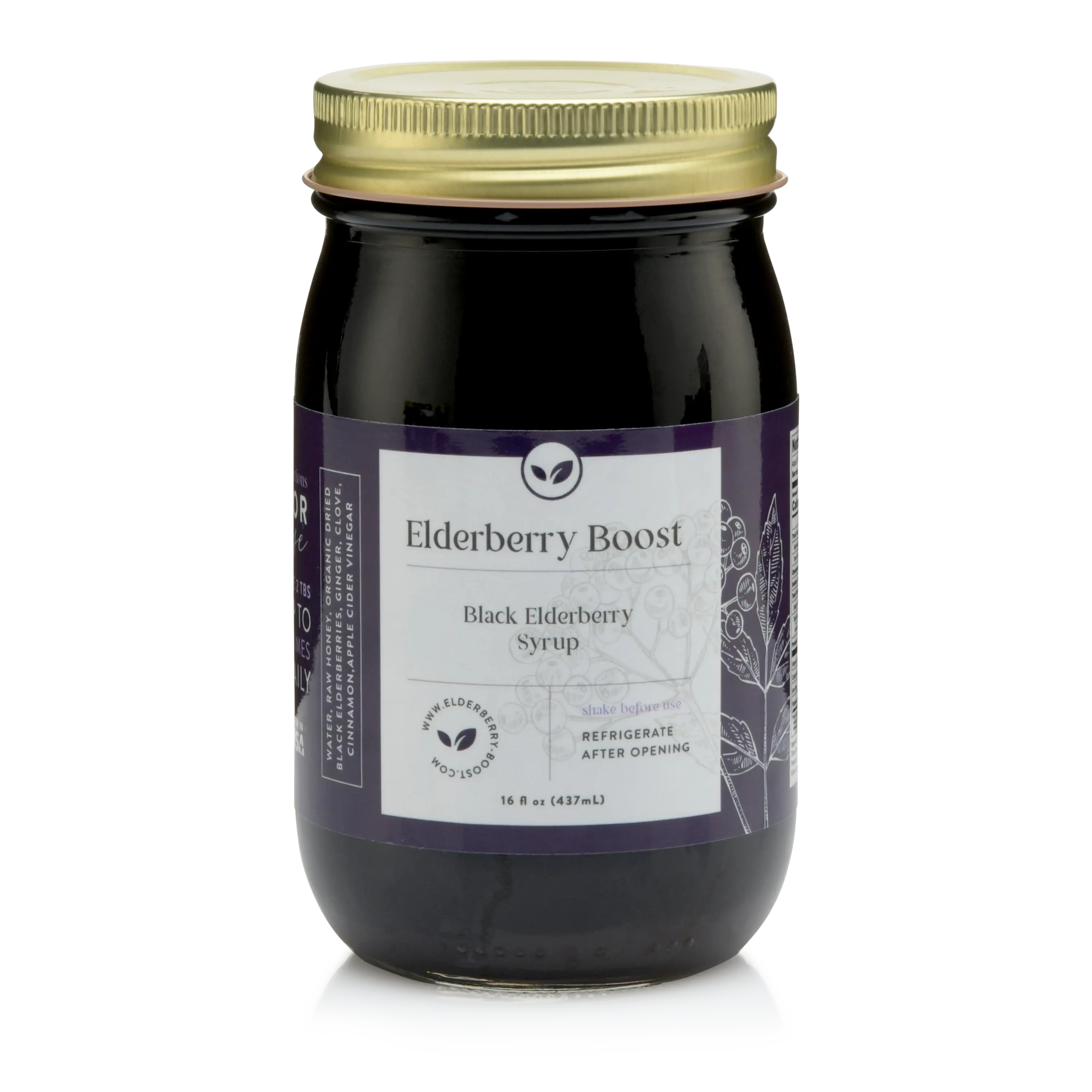 All-Natural Elderberry Boost Syrup | Immune Support | 16 oz