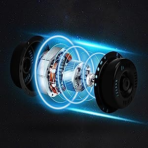 Simple Deluxe 3-Speed High Velocity Heavy Duty Metal Industrial Floor Fans Oscillating Quiet for Home, Commercial, Residential, and Greenhouse Use, Outdoor/Indoor, Black