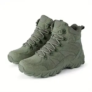 Men's Waterproof Hiking Boots-Non-Slip, Breathable, Comfortable Outdoor Work Shoes with Durable Soles Men's Waterproof Hiking Boots-Non-Slip, Breathable, Comfortable Outdoor Work Shoes with Durable Soles