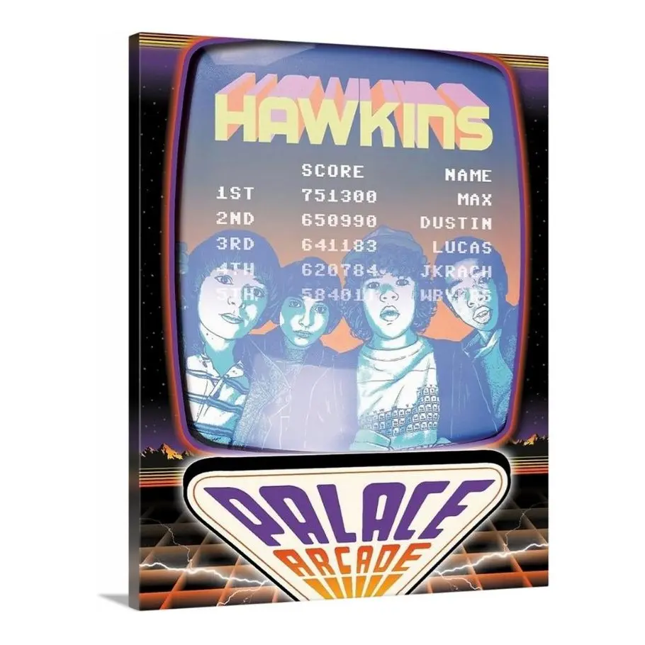 Stranger Things Arcade Canvas