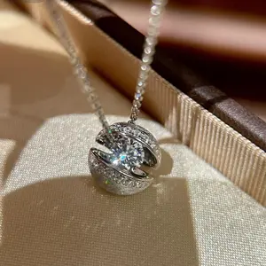 Delzzad Eternal Eye Necklace 14K Gold-Plated/Silver-Plated Floating Planet Pendant Necklace Perfect For Birthdays Weddings Engagements Anniversaries Valentine’s Day Or Everyday Wear