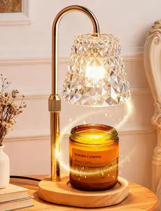 Aesthetic Height Adjustable Candle Warmer Lamp with Timer & Dimmer, Flameless Wax Melt Warmer for All Jar Candles, Cozy Room Decor Housewarming Birthday Gifts for Women Mom Diffuser