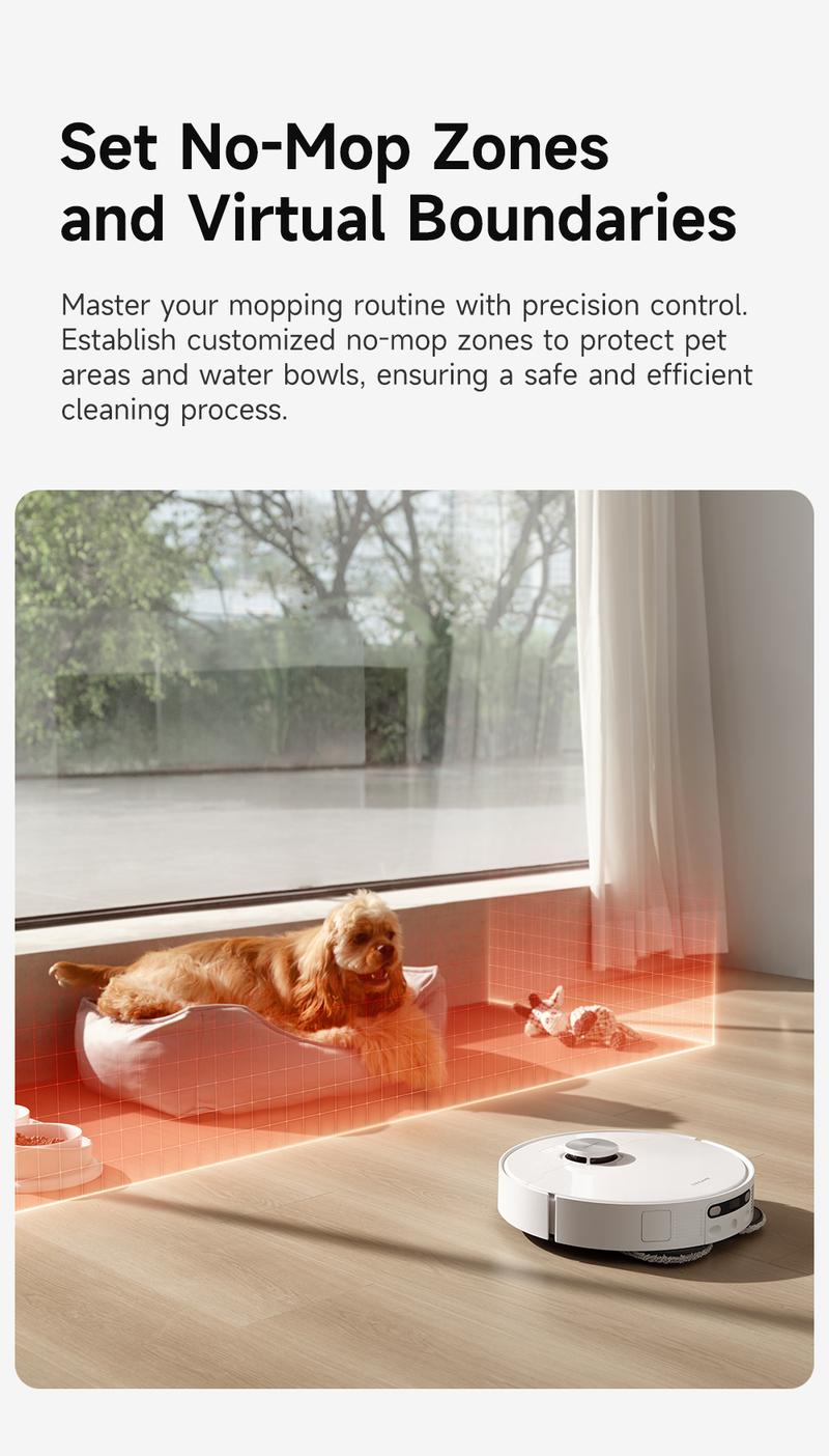 DREAME L10s Ultra Gen2 Robot Vacuum and Mop Combo 10000Pa Suction AI Navigation Auto Mop Cleaning Self Refilling Base for 60 Days Cleaning