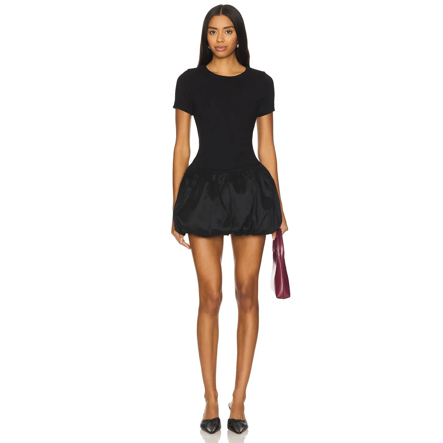 MAJORELLE Lana Mini Dress in Black