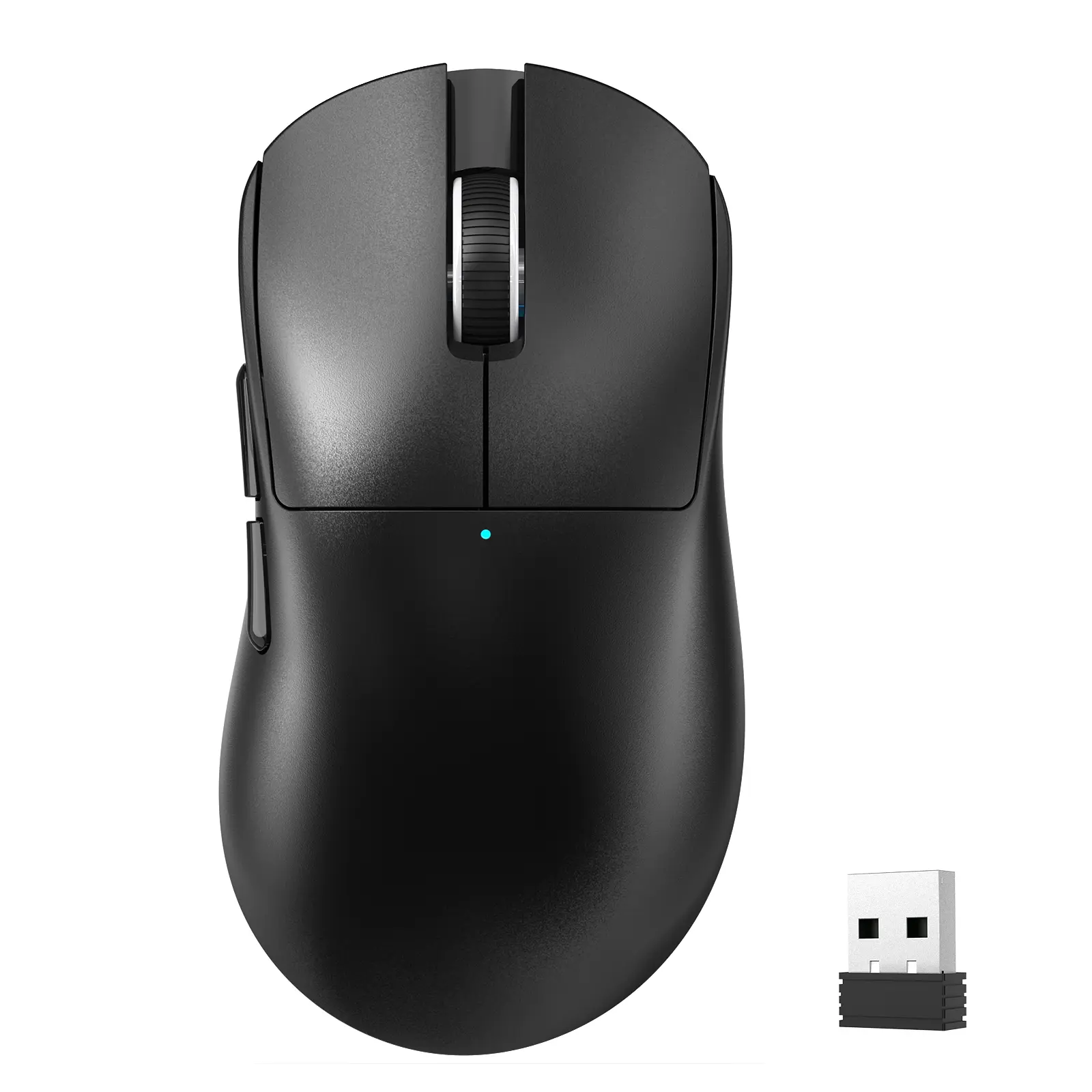 X2 Lightweight Wireless Gaming Mouse - Tri-Mode (2.4G/Wired/BT), 25000 DPI PAW3311 Optical Sensor, 1000Hz Polling Rate, 500mAh, 69g Ergonomic Mouse for Medium-Large Hands, Black with Sticker
