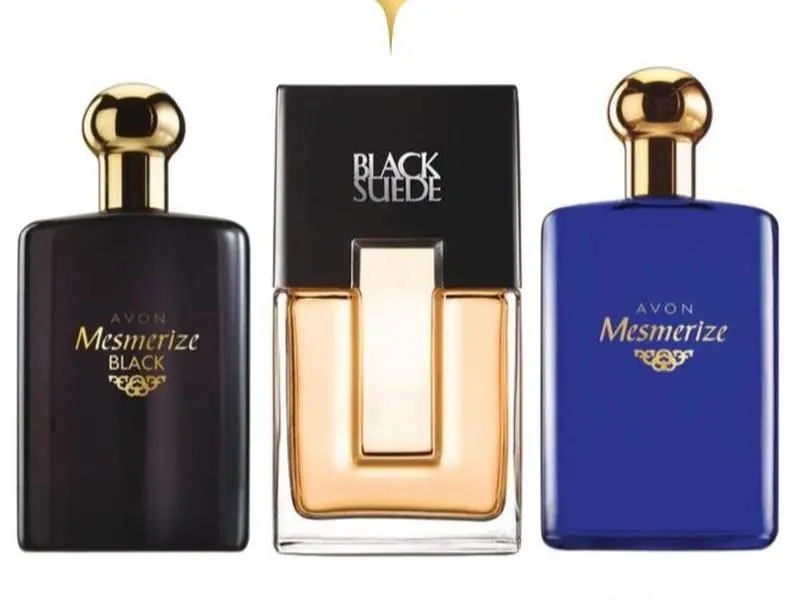 Avon Men's Fragrance Set X3 - Mesmerize Black, Mesmerize Blue & Black Suede 3-Piece Perfume Set for Men
