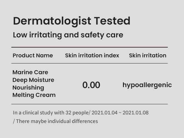 [Heimish] Marine Care Deep Moisture Nourishing Melting Cream (55ml/ 1.85 fl. oz) with Algae + Panthenol, Hydrating & Anti-Aging, Korean Skincare Springtok Moisturizer