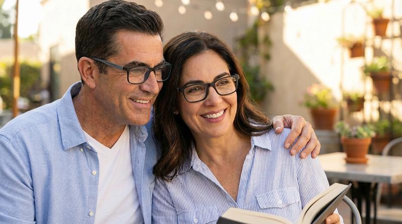 ZENOTTIC Unisex Reading Glasses Modern Square Design TR Material Anti-Reflection Flexible Hinges for Work Screen Time & Reading High Quality Adjustable Eyewear Resin