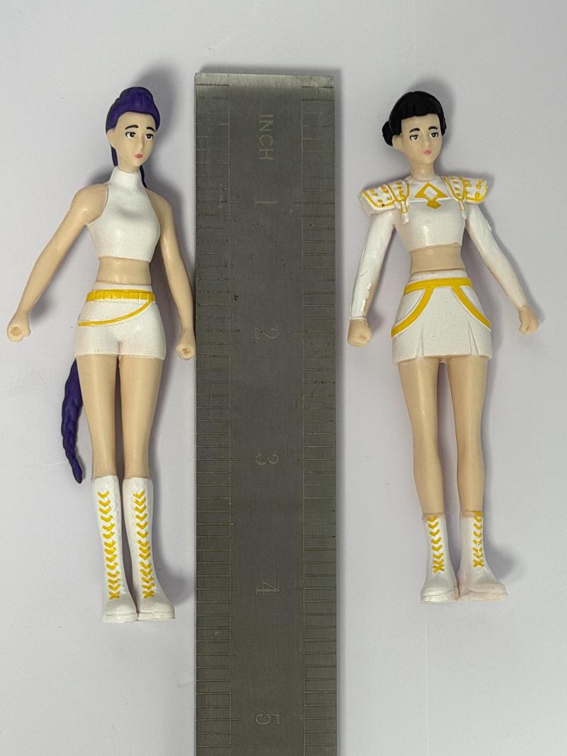 12 Piece K-POP Demon Hunters Doll Model Set Anime Character Figures 4.2 Inches Height Desktop Decorations Home Office Accessories