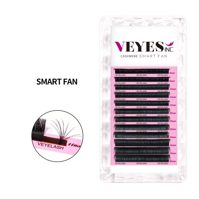 VEYELASH Cashmere Smart Self Fanning Eyelash Extensions Textured Lashes for Professional use