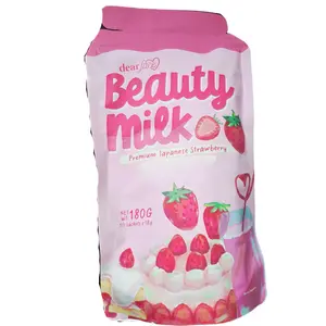 Dear Face Beauty Milk Strawberry Drink Supplement  – 10 sachets