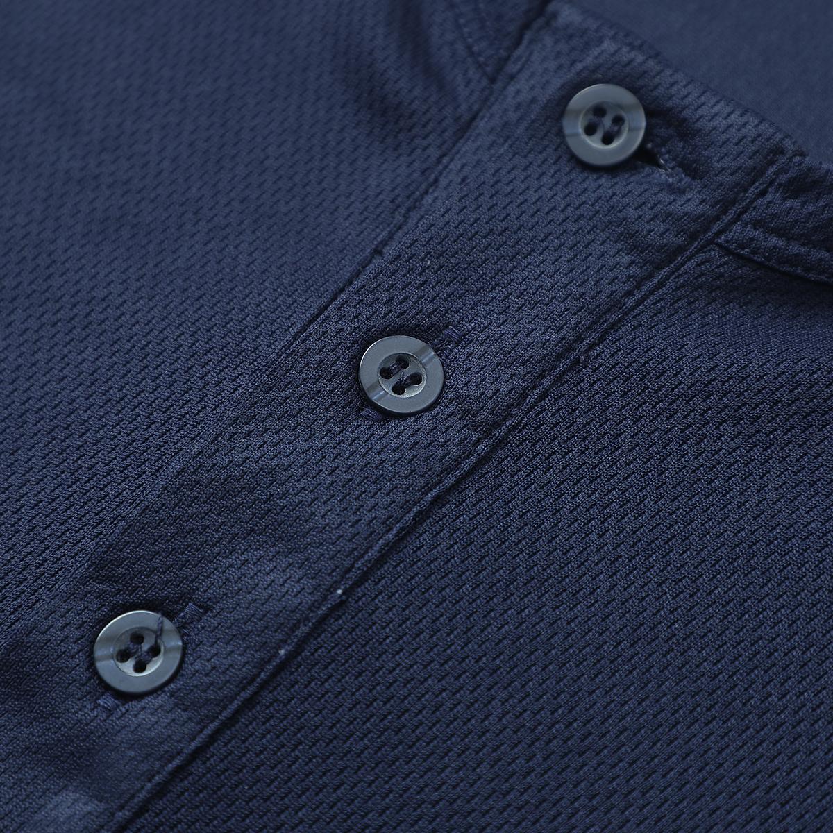 4 Pack Men's Lightweight Casual Short Sleeve Breathable Henley Shirt, Comfortable Versatile Moisture Wicking Quick Dry T-Shirt with Stretch, Fashionable Solid Color Lightweight Trendy Button Down Shirt for Everyday Outdoor Use, Suitable for Casual Outings