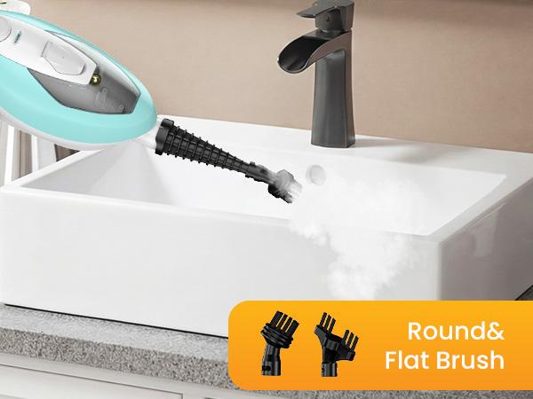 【NEW MODEL】Steam Mop for Floor Cleaning,Lightweight FloorCleaner for Hardwood/Tile/Laminate Floors Carpet,With 2 Pads