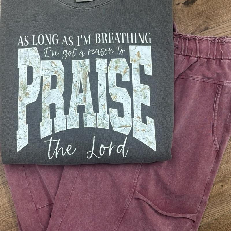 Praise comfort color Sweatshirt