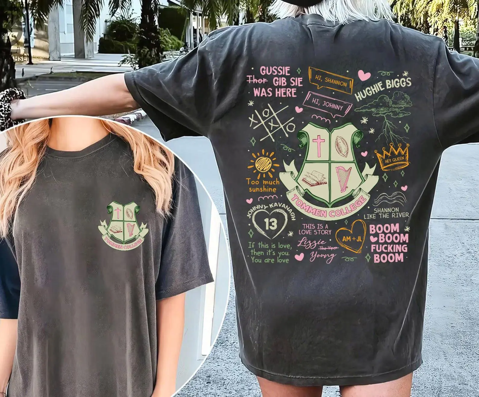 Comfort Color Boys of Tommen Shirt For Fan, Tommen College Sweatshirt, Kavanagh 13 Shirt, Gift For Book Lover,Tommen College Crewneck,Book Club Sweatshirt