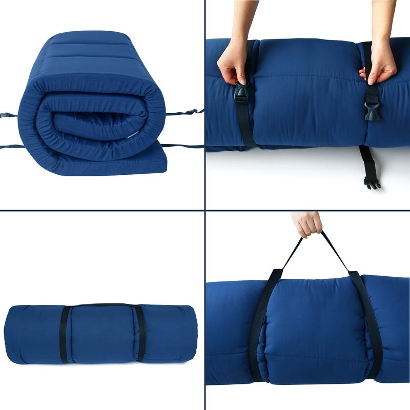 Thick Camping Cot Pad Foam Quilted Cot Mattress Topper - Ultra-Soft Breathable 75" x 30" Outdoor Sleeping Pad for Camping Cot/RV Bunk/Narrow Twin Beds #TiktokshopStockUp