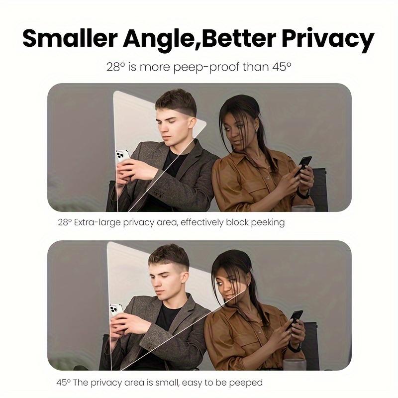 [2+2 Pack] iPhone 17/16/15/14/13/12/11 ProMax PrivacyScreen Protector with CameraLens Protector Full CoverageAnti SpyTempered Glass Film 9H Hardness UpgradeEdgeProtection Easy to Install No Bubbles