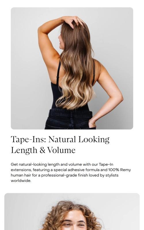 Signature Tape-In, Straight | Balayage #2/6/10