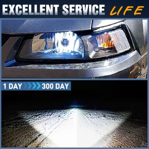 Nilight Headlight Assembly for 1999 2000 2001 2002 2003 2004 Ford Mustang Headlamps Replacement Black Housing Clear Reflector Driver and Passenger Side