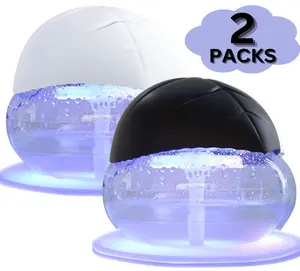 Water Air Purifiers for Home, Air Washer Aroma Diffuser, Air Filter Washer Humidifier, Essential Oils Aroma Fresher With LED Night light for Office, Bedroom,Small Air Cleaner For Smoke and Pets